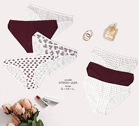 Набір жіночих трусів тижні "Dominant" бікіні. Розмір: S. (7 шт/уп). Туреччина. (37000-225)