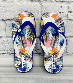 В'єтнамки для дівчаток F265 Мікс 22548 Ego розмір 30, Синій