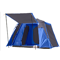 ❤️Чотиримісний двошаровий сімейний кемпінговий намет Wolf Leader P009