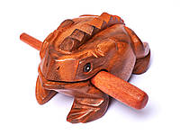 Жаба Гуіро дерев'яна грошова жаба довжина 16см