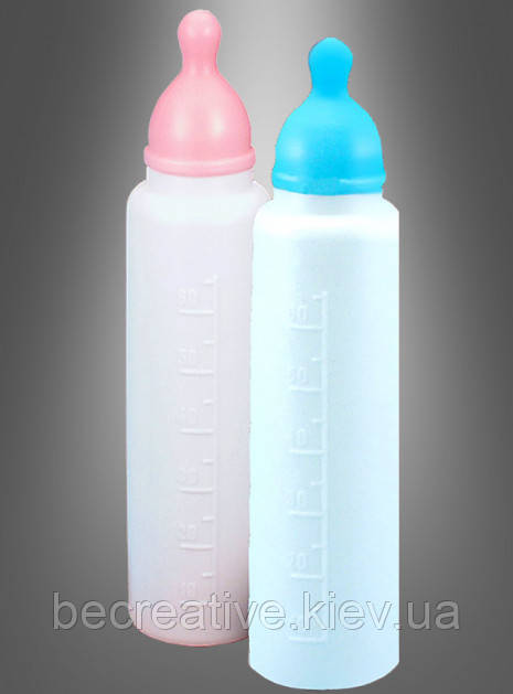 Рожева величезна дитяча пляшечка