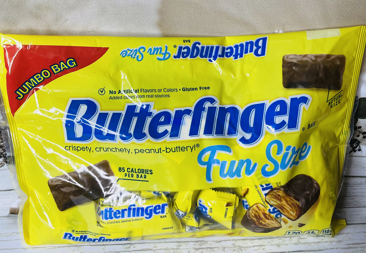 Шоколадні цукерки Butterfinger з арахісовою пастою та карамеллю