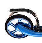 Scooter Cool Baby дитячий двоколісний самокат з підніжкою (блакитний), фото 2