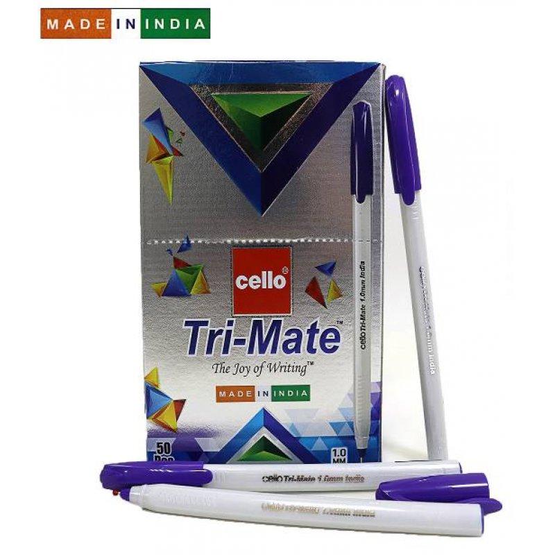 Ручка кулькова 1 мм, трикутна "Tri-Mate" CELLO