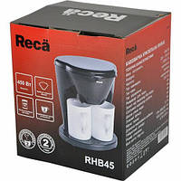 Крапельна Кавоварка RECA RHB45 450Вт, об'єм 0,24 л, 2 фарф. чашки в компл.
