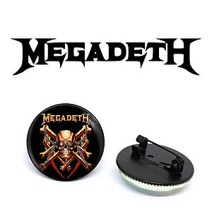 Значок Мегадет "Creative Skull" / Megadeth