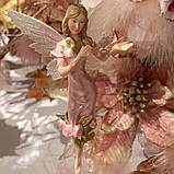 Ялинкова іграшка лісова фея в рожевому 18cm Goodwill (ціна за 1 штуку), фото 2