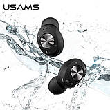 Навушники Bluetooth USAMS US-ES001 з чохлом для зарядки BT5.0, зелені, фото 5