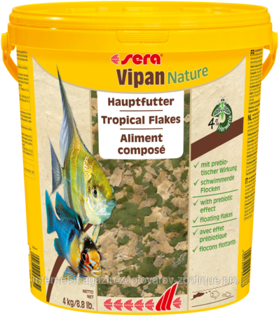 Sera Vipan Nature 4 кг /21 л.