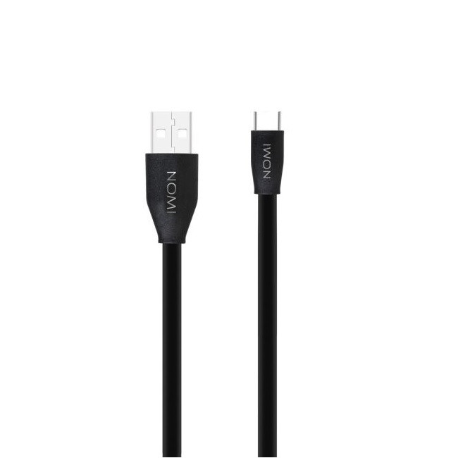 Кабель Nomi DCF 15c USB Type-C 2.1A 1,5м Black