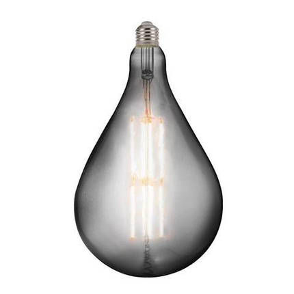Лампа вінтажна світлодіодна (ретро) Filament led TOLEDO 8 W 2400 К титан E27, фото 1