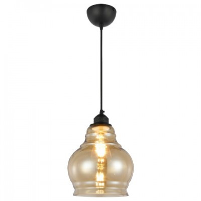 Світильник підвісний "RONDO" бурштиновий