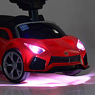 Електромобіль каталка Bambi M 4318L-6 із двигуном і батьківською ручкою світлом і музикою, фото 11