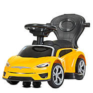 Електромобіль каталка Bambi M 4318L-6 із двигуном і батьківською ручкою світлом і музикою, фото 6