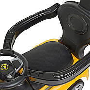 Електромобіль каталка Bambi M 4318L-6 із двигуном і батьківською ручкою світлом і музикою, фото 3