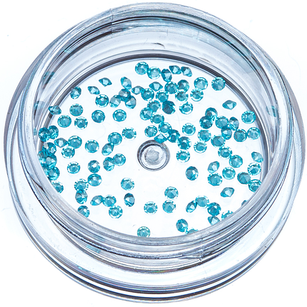 Камені піксі 100 шт. блакитні дрібні, фото 1