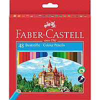 Набор цветных карандашей "Замок" (120148), 48 цв., картон. упаковка, Faber-Castell