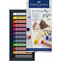 Набор сухой пастели 70 мм "Goldfaber Soft Pastels" (128312), 12 цв., Faber-Castell