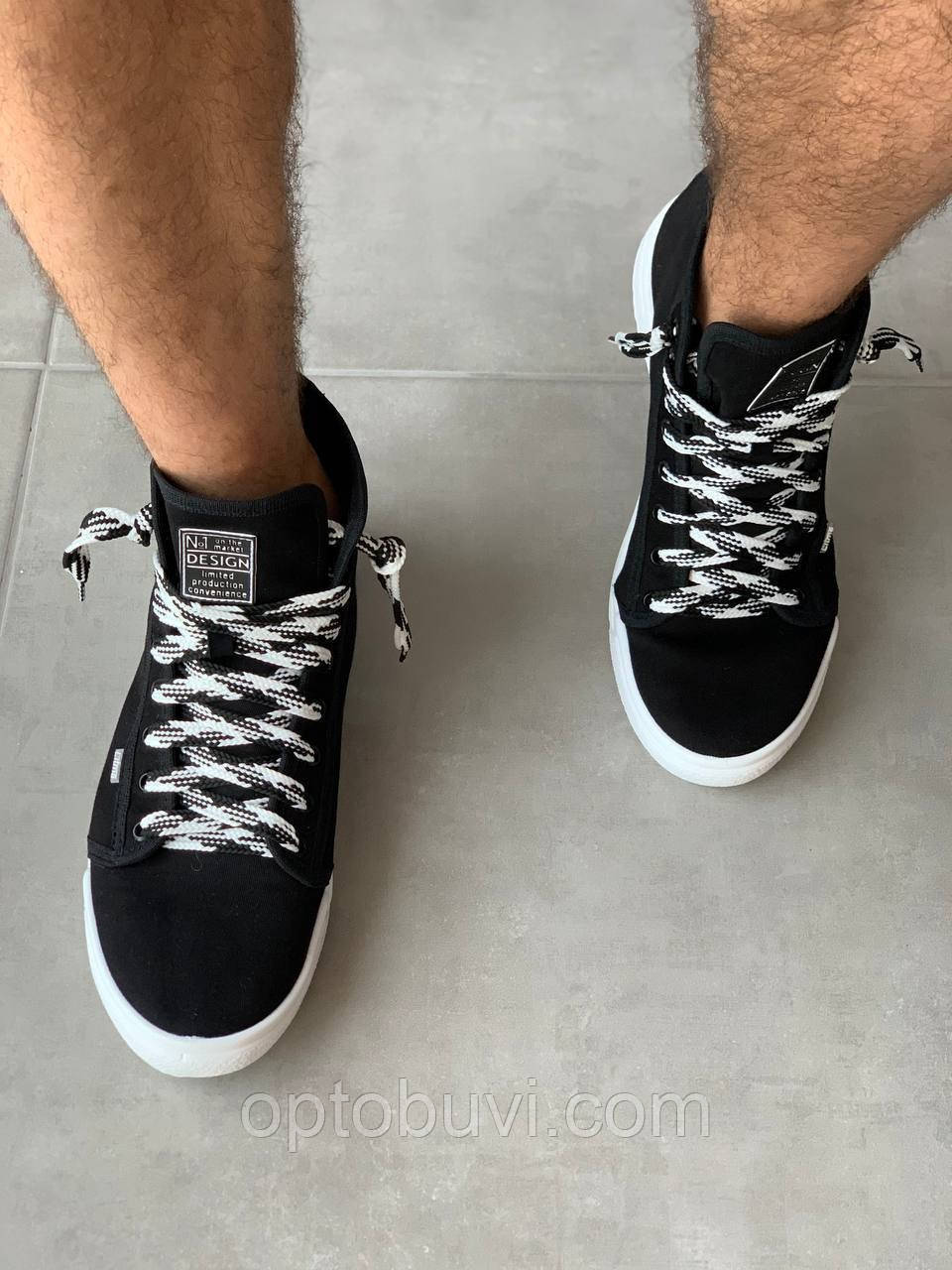 Мокасини чоловічі чорні Litma оптом