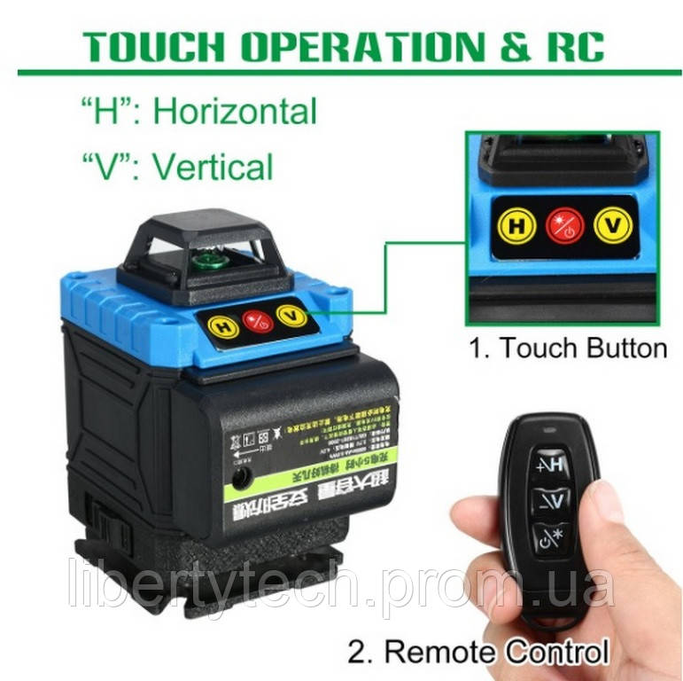 Лазерный уровень 4D 16 линий зеленый луч самонивелирующийся осепостроитель ZEAST - фото 3 - id-p1434259091