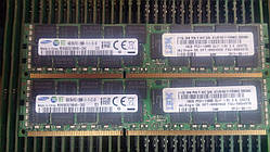 32Gb 2x16gb DDR3 1600 PC3 12800R 2Rx4 Samsung RAM Серверна пам'ять