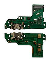 Нижня плата Huawei Y6 2018 з конектором зарядки + мікрофон