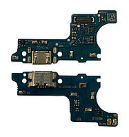 Нижня плата Samsung A015 (2020) з конектором зарядки + мікрофон + компоненти, з мікросхемою