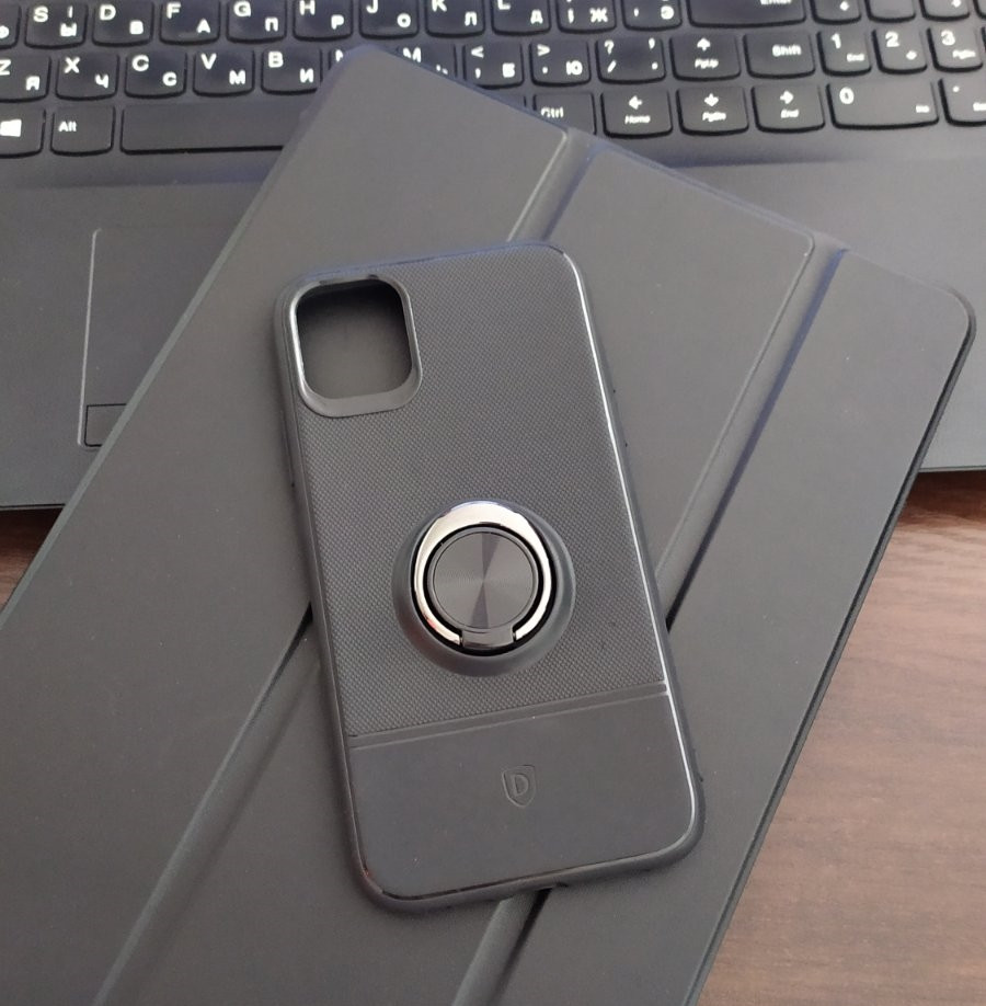 Чохол із кільцем-тримачем для iPhone 11, Black