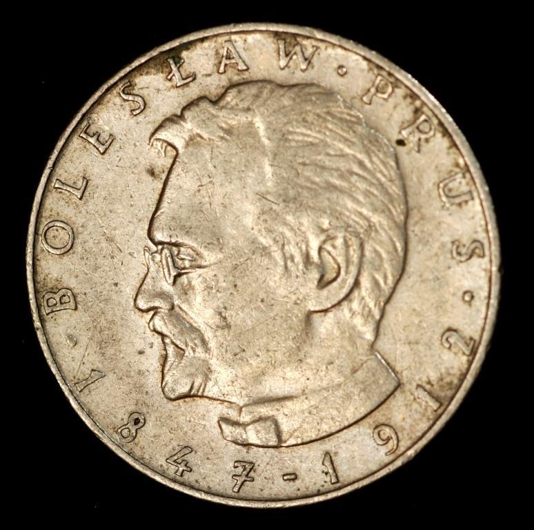 Монета Польщі 10 златих 1976 р. Болеслав Прус