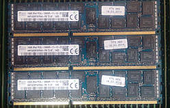 48Gb 3x16gb DDR3 1600 PC3L 12800R 2Rx4 Hynix RAM Серверна пам'ять