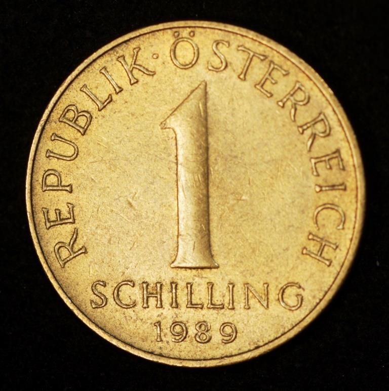 Монета Австрії 1 шилінг 1960-96 рр., фото 1