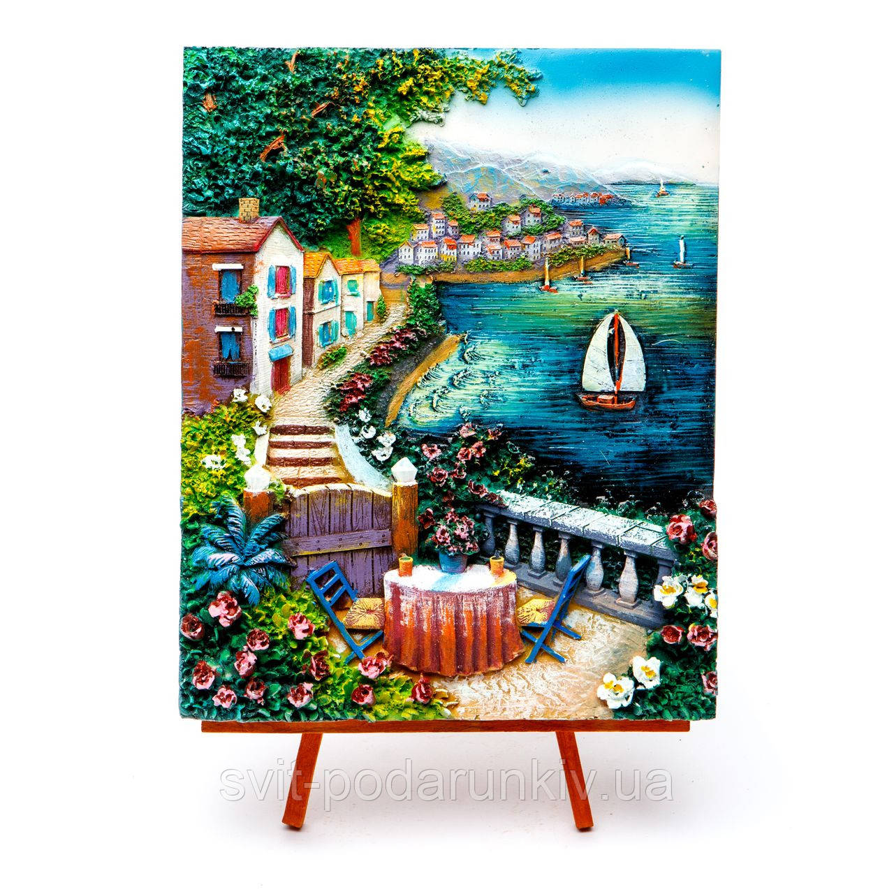 Картина з морським пейзажем об'ємна КУП-3-08 велика, фото 1