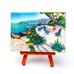 Картина пейзаж море об'ємна КУП-1-03
