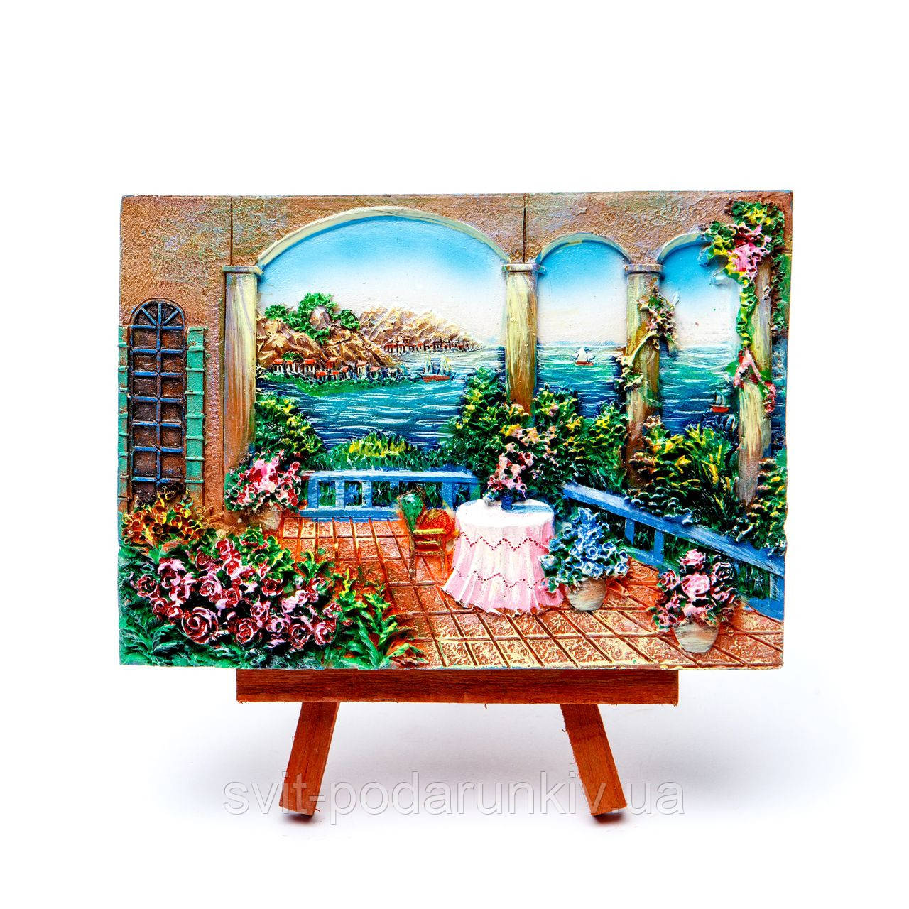 Картина з морським пейзажем об'ємна КУП-2-09 середня , фото 1