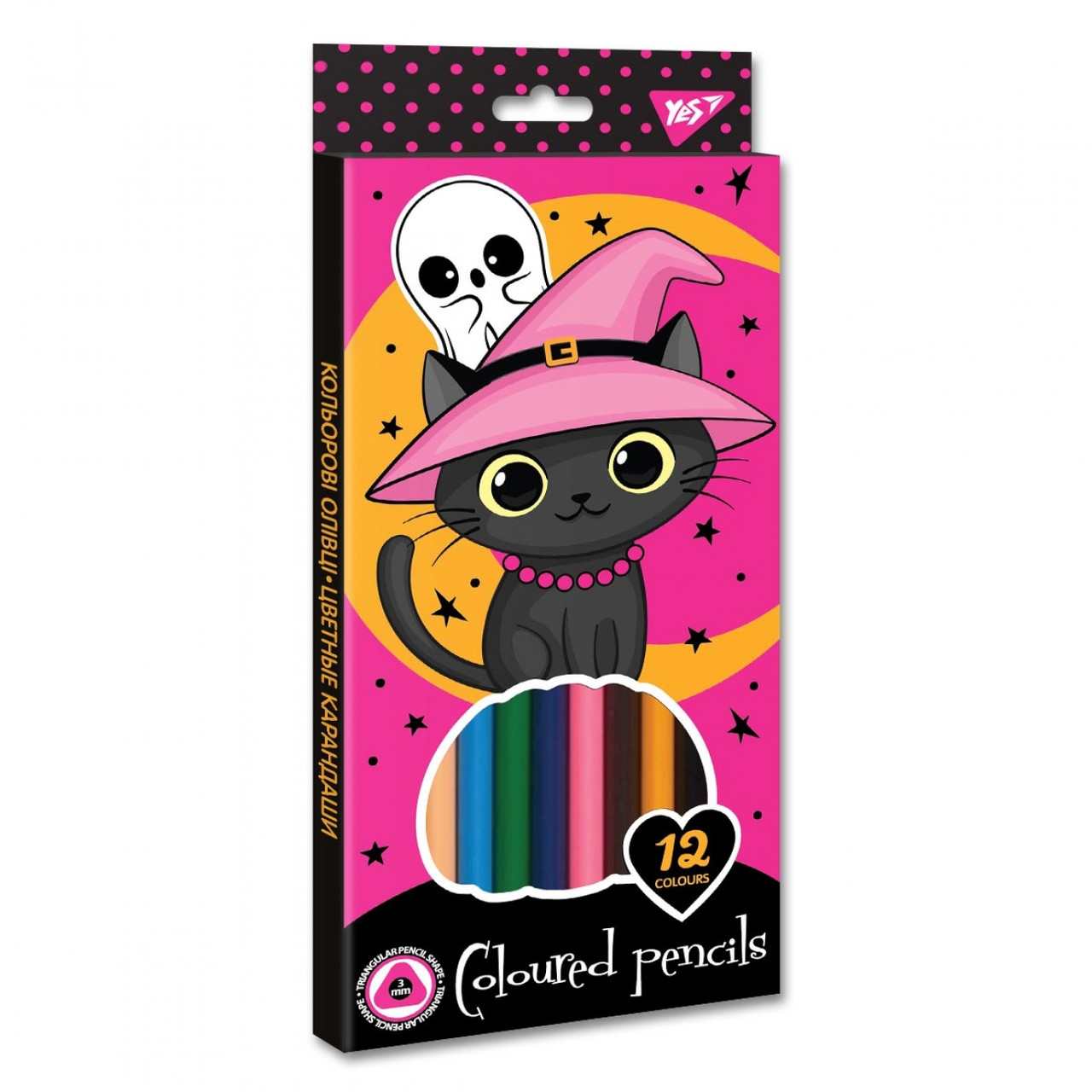 Олівці кольор. 12 кольор. "Yes" №290634 Little Witch(12)