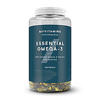 Рыбий жир Омега - 3 Essential Omega - 3 - 90 капс MyProtein MyVitamins