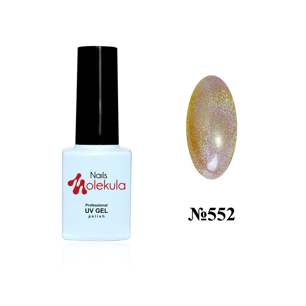 Гель-лак для нігтів Nails Molekula Holographic UV Gel Polish 6 мл, №552