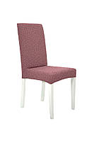Чехлы для мебели Naperine стулья буклированный жаккард без оборки 6 шт. Пудровый