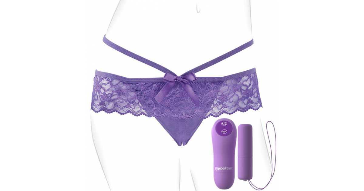 Вибротрусики Fantasy For Her Crotchless Panty Thrill-Her