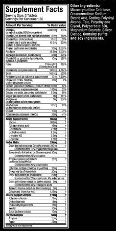 Мультивітаміни MuscleTech Platinum Multi vitamin 90 tab, фото 3