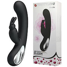Вібратор-кролик для стимуляції точки G Pretty Love Webb Vibrator Black