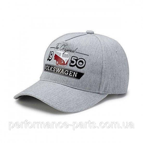 Оригінальна бейсболка volkswagen t1 bulli baseball cap, grey (7E0084300A), фото 1