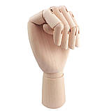 Дерев`яний рухливий манекен кисті руки, 12 "(30 см), фото 4