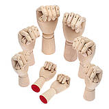 Дерев`яний рухливий манекен кисті руки, 12 "(30 см), фото 6