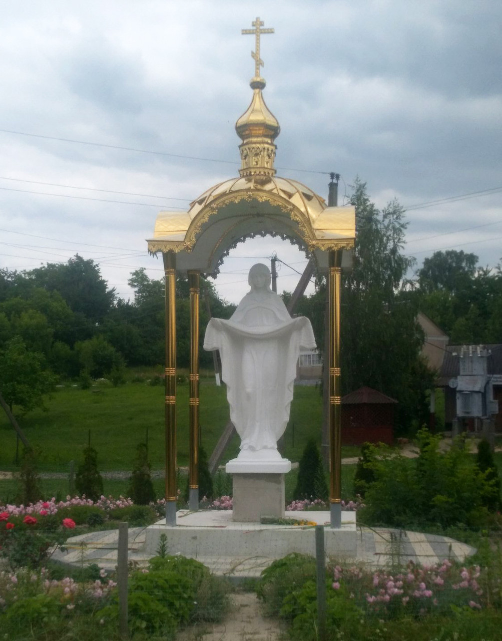 Каплиця 2х2м без фігури Божої Матері, фото 1