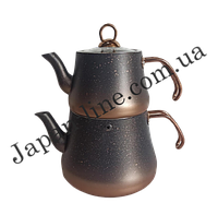 Двухярусный чайник O.M.S. Collection 8200-L bronze ( 1,2 /2,5 л. )