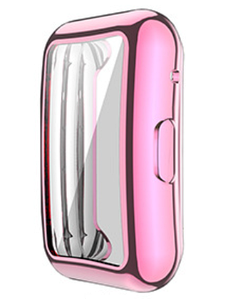 Чохол-накладка DK Silicone Color Face Case для Huawei Watch Fit (pink rose)