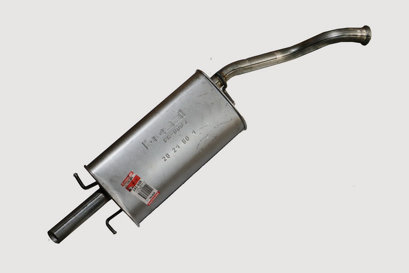 Глушник ЛАНОС, СЕНС ((хетчбек (під хомут)) BOSAL (141-019).Нержавіюча сталь Оригінал.Босал.Посилений.