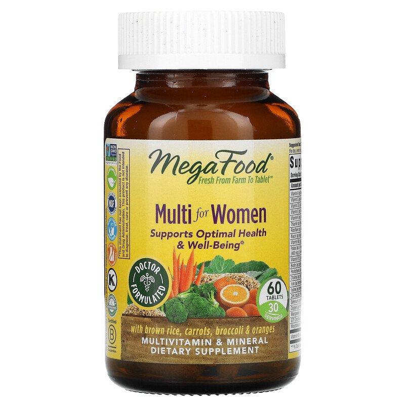Комплекс вітамінів і мікроелементів для жінок 60 таблеток, MegaFood