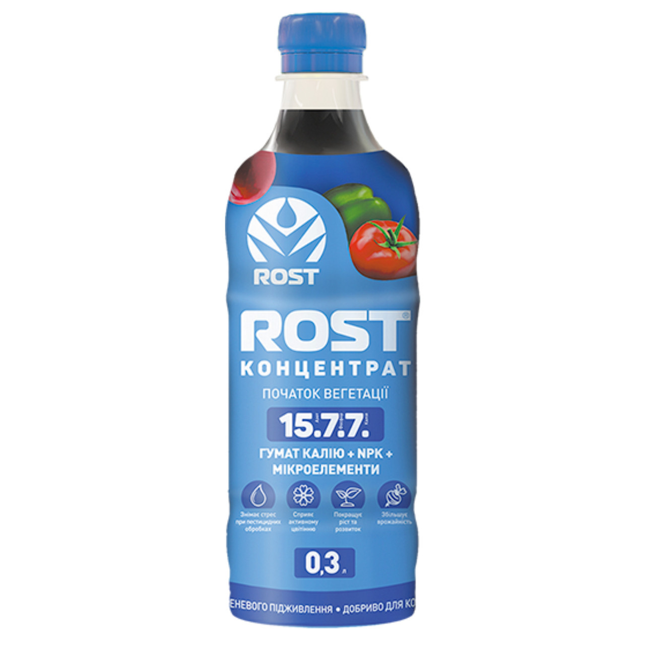 Rost / Рост концентрат 300 мл азотний 15/7/7 Початок вегетації